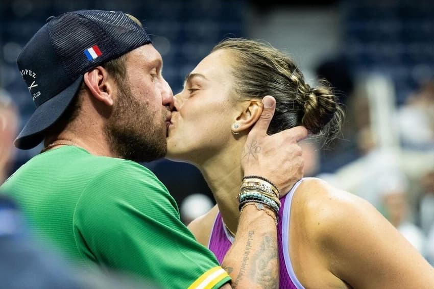 Georgios Frangulis e Aryna Sabalenka