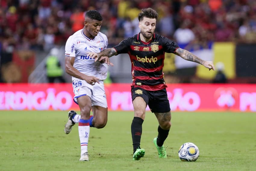 Recife, Brazil. 27th May, 2024. PE – RECIFE – 05/26/2024 – CUP DO NORDESTE 2024, SPORT x FORTALEZA – Lucas Lima Sport player during a match against Fortaleza at the Arena Pernambuco stadium for the Copa Do Nordeste 2024 championship. Photo: Rafael Vieira/