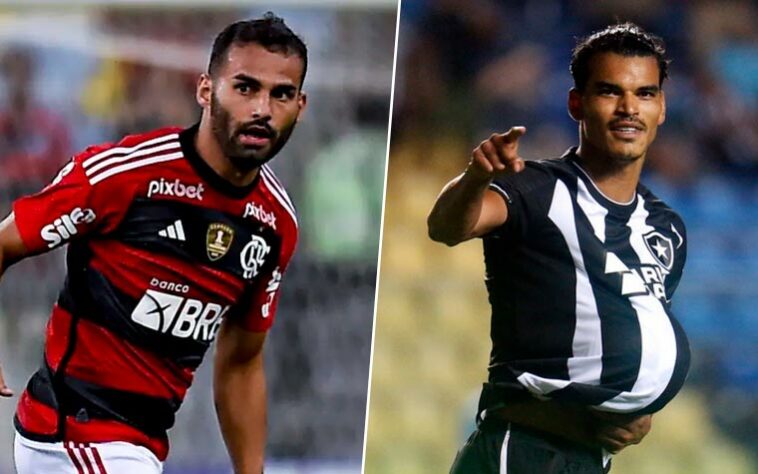Thiago Maia (Flamengo) x Danilo Barbosa (Botafogo) Thiago Maia (Flamengo) x Danilo Barbosa (Botafogo)