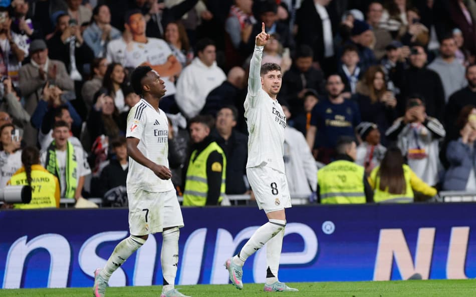 Valverde faz golaço, e Real Madrid vence Athletic Bilbao na La Liga