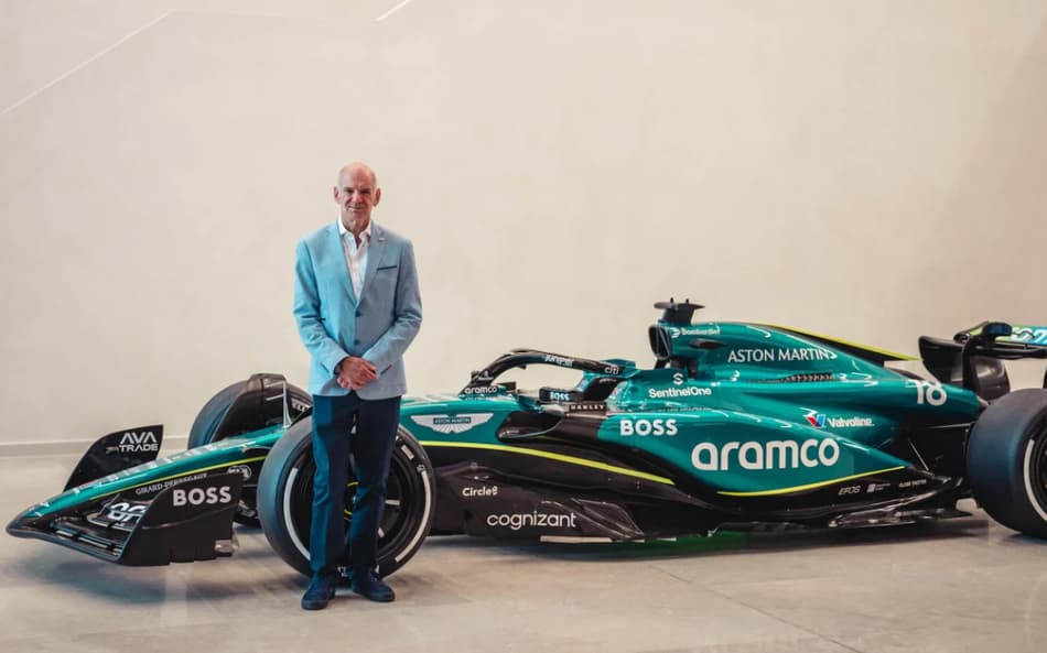 F1: renomado projetista, Adrian Newey tem primeiro dia em nova equipe