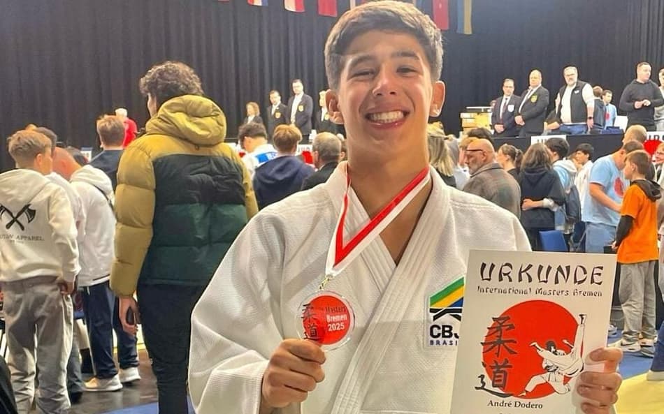 Promessa do Brasil no judô leva bronze em torneio sub-18 na Alemanha