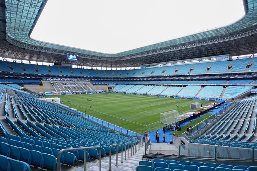 Vista geral da Arena do Grêmio para partida entre Grêmio e Juventude