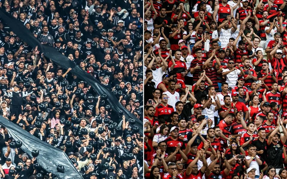 Datafolha: Corinthians diminui vantagem do Flamengo entre maiores torcidas do Brasil