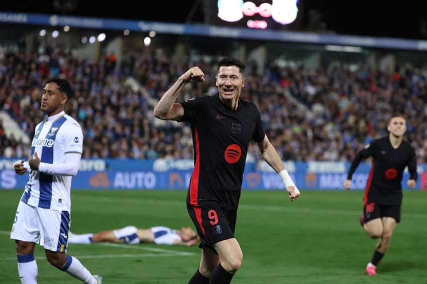 Lewandowski - Leganés x Barcelona - La Liga