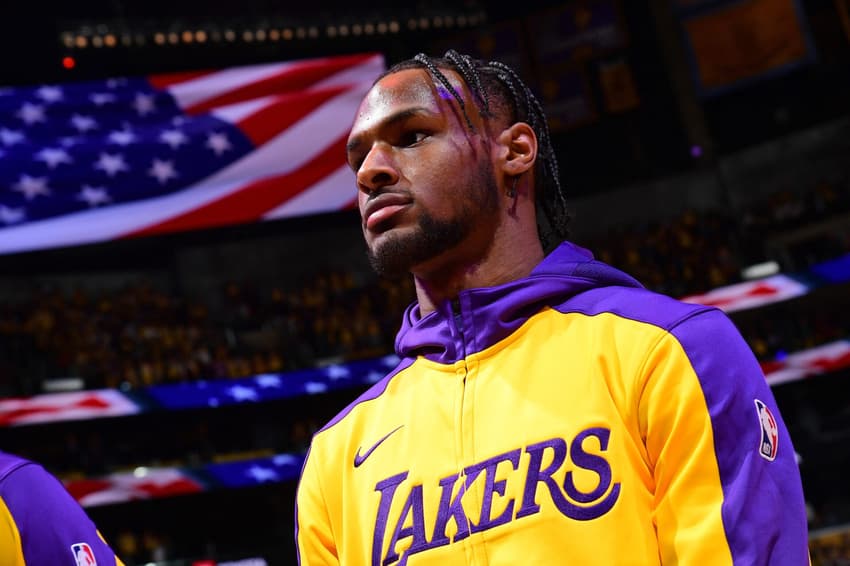 Minnesota Timberwolves v Los Angeles Lakers - Bronny James