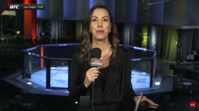 Para finalizar a leva de profissionais da equipe de transmissões do UFC, a repórter Evelyn Rodrigues também mudou de emissora: depois de anunciar sua saída do canal Combate, ela integrará a mesma equipe da parceria entre UFC e Band. Para finalizar a leva de profissionais da equipe de transmissões do UFC, a repórter Evelyn Rodrigues também mudou de emissora: depois de anunciar sua saída do canal Combate, ela integrará a mesma equipe da parceria entre UFC e Band.