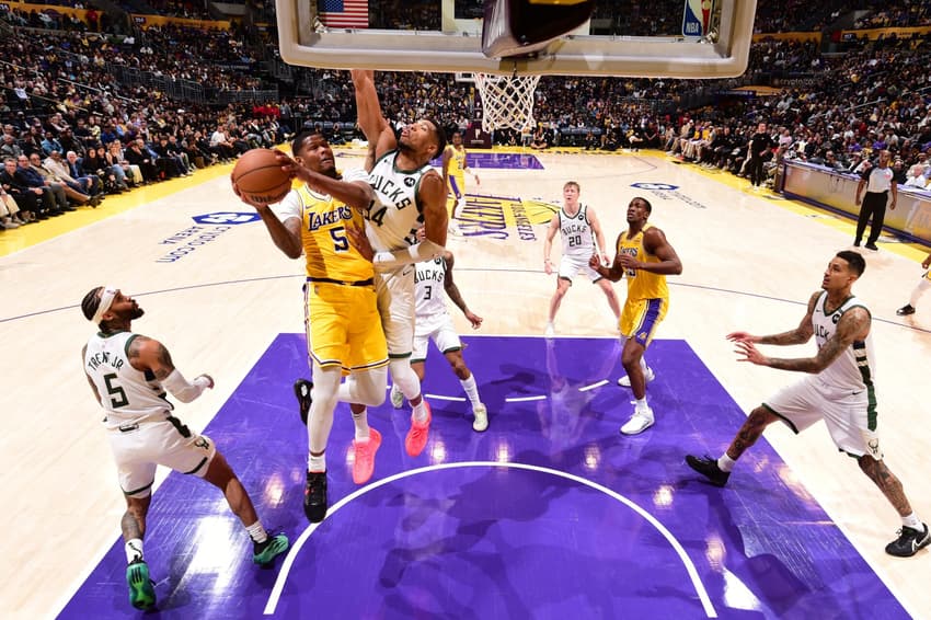 Milwaukee Bucks v Los Angeles Lakers