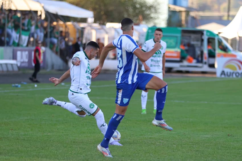 Avaí e Chapecoense empataram por 2 a 2 no jogo de ida da final do Catarinense de 2025. (Foto: Divulgação/ Avaí)