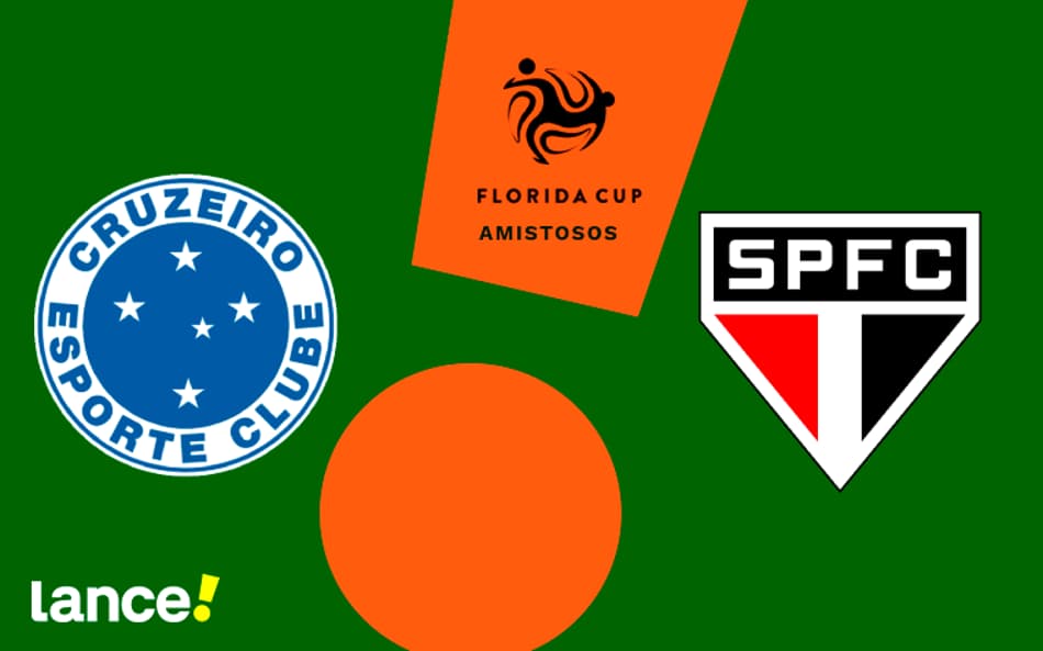 Cruzeiro x São Paulo: onde assistir, horário e escalações do jogo pela Florida Cup