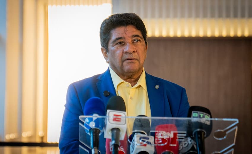 Ednaldo Rodrigues anunciou demissão de Dorival (Foto: CBF)