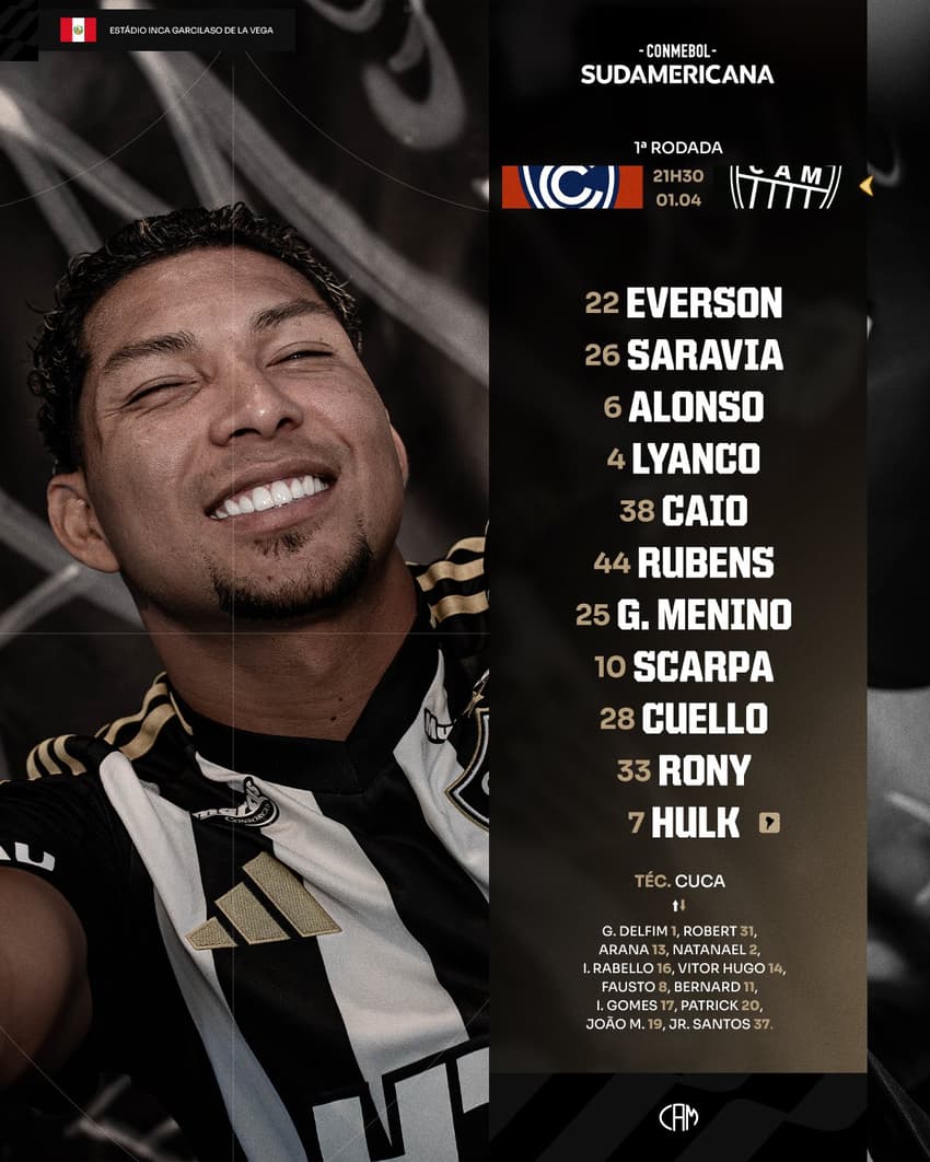 escalação atlético-mg