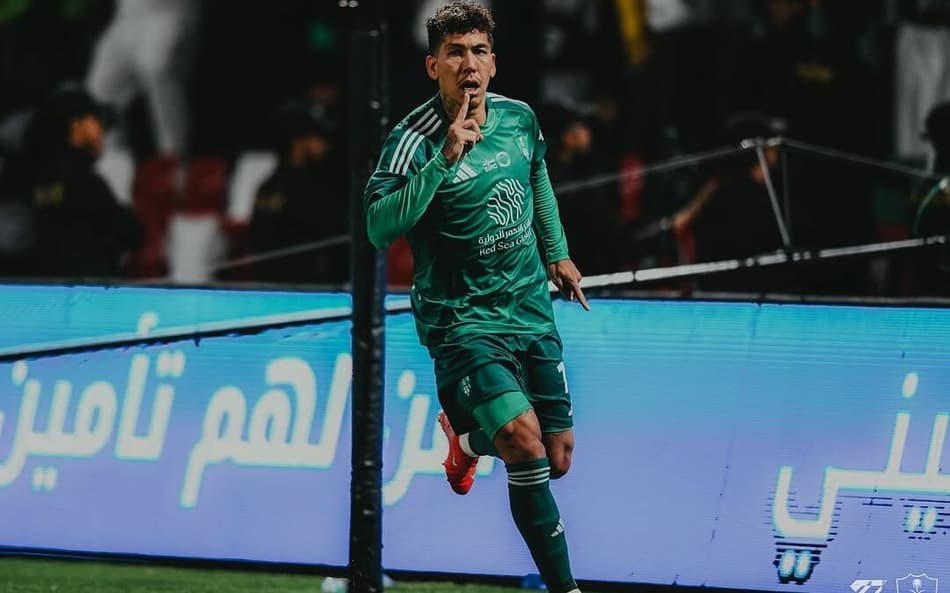 Roberto Firmino volta a marcar e Al-Ahli vence na Liga Saudita