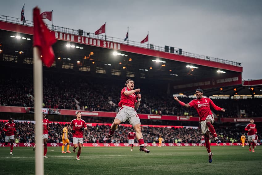 O Nottingham Forest bateu o Brighton por 7 a 0 na Premier League (Foto: Reprodução/X)