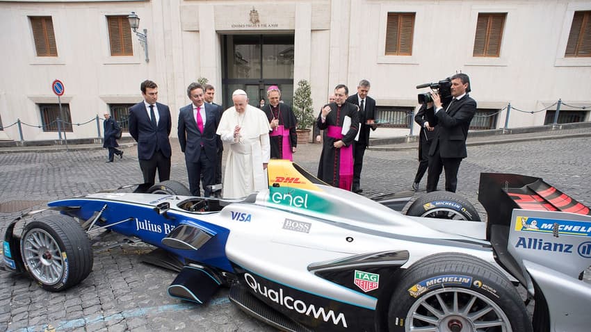 formula e – papa francisco