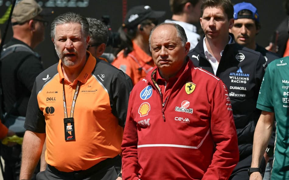 Ferrari pede ‘calma’ com favoritismo da McLaren na F1 2025: ‘Não acabou’