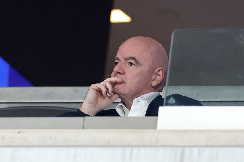 Gianni Infantino, presidente da Fifa, se manifestou sobre jogo do Fortaleza (Foto: Luke Hales/Getty Images/AFP)