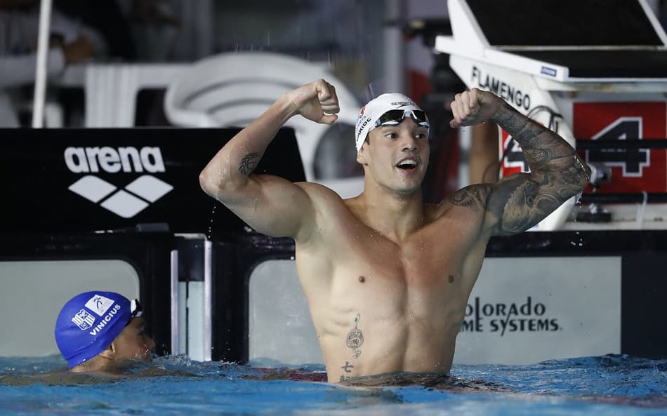 Guilherme Caribé bate recorde de César Cielo e vence Troféu Maria Lenk; Balduccini é nova recordista do feminino