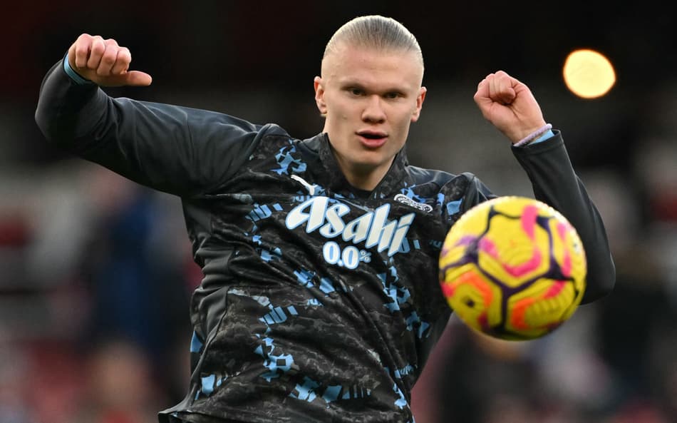 Web se diverte com provocada de Gabriel Magalhães em Haaland durante Arsenal x City