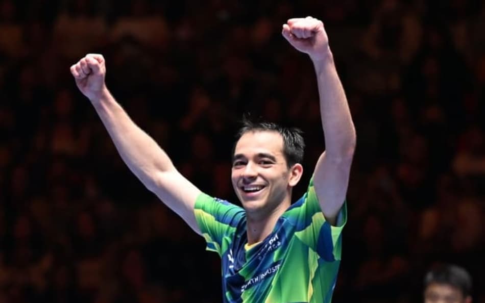 Hugo Calderano sobe no ranking mundial do Tênis de Mesa; veja
