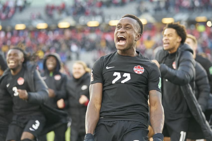 A seleção canadense disputou a última Copa do Mundo (Foto: Geoff Robins/AFP)