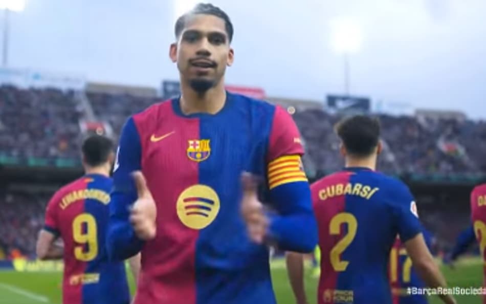 Ronald Araujo copia comemoração de atacante da Seleção; veja o vídeo