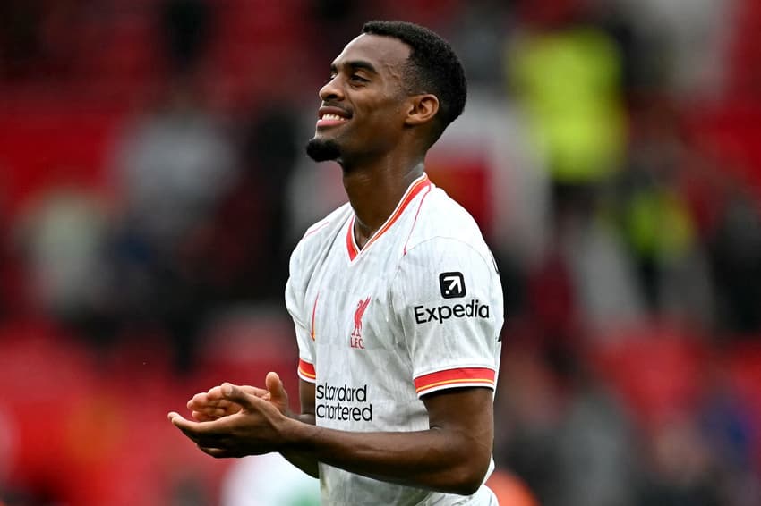 Ryan Gravenberch, jogador do Liverpool, teve seu nome vinculado ao Real Madrid (Foto: Paul Ellis/AFP)