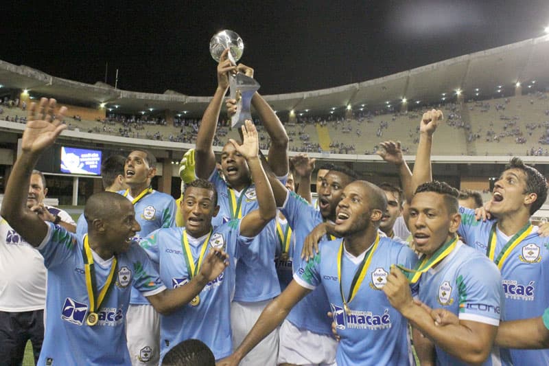 Macaé campeão Brasileiro da Série C 2014 (Foto: Tiago Ferreira)