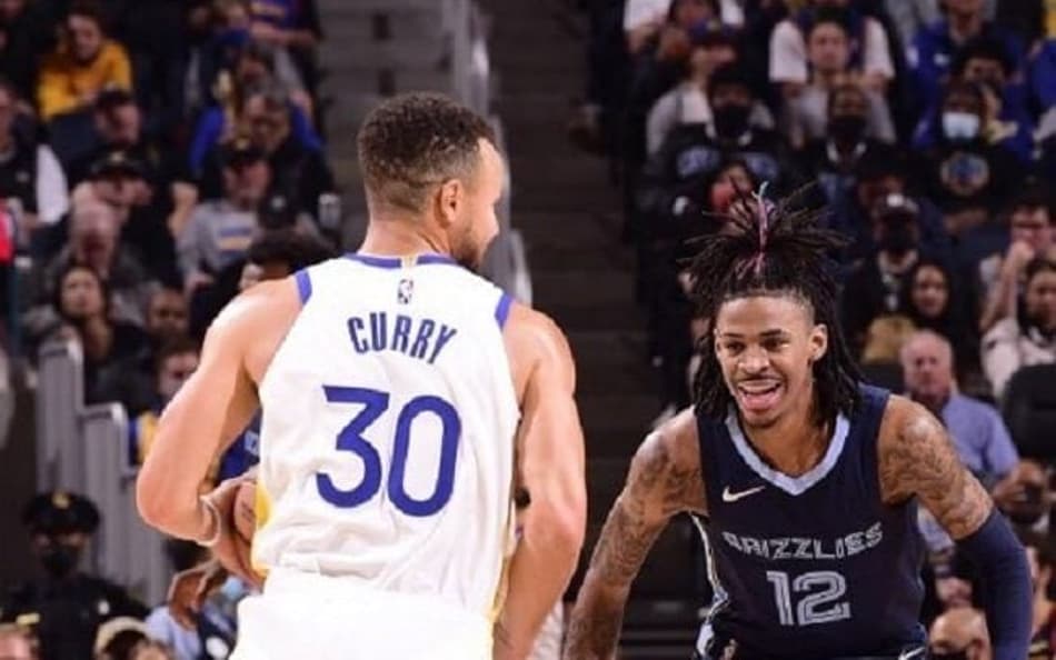 Cara a Cara: Ja Morant e Curry duelam por vaga nos playoffs da NBA