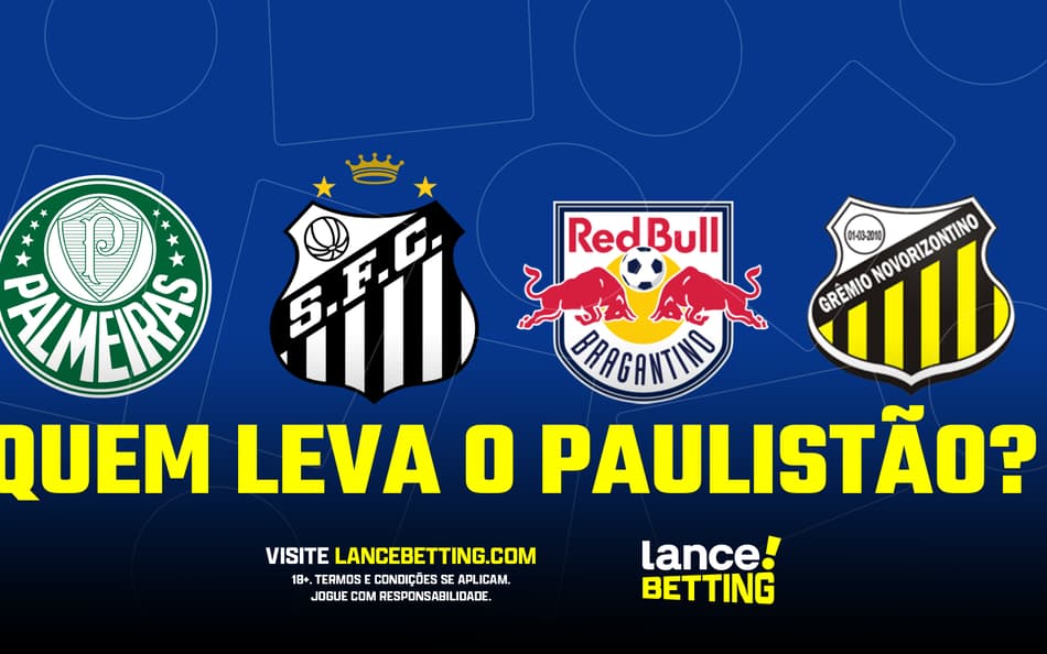 Quem leva a taça? Aposte no campeão paulista e fature mais de R$350