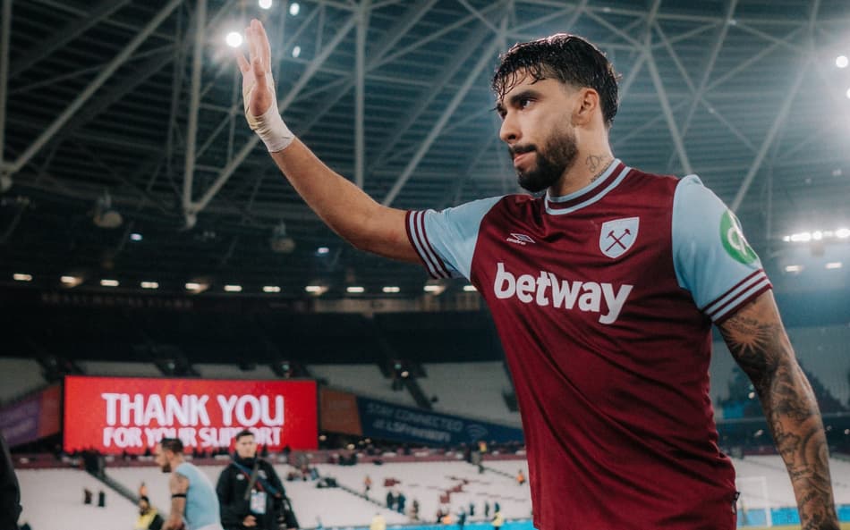 Paquetá é titular do West Ham após desfalcar a Seleção por ‘problemas médicos’