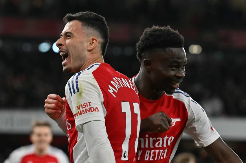Jogos de hoje: o Arsenal recebe o Brentford no Emirates Stadium pela Premier League (Foto: Glyn KIRK / AFP)