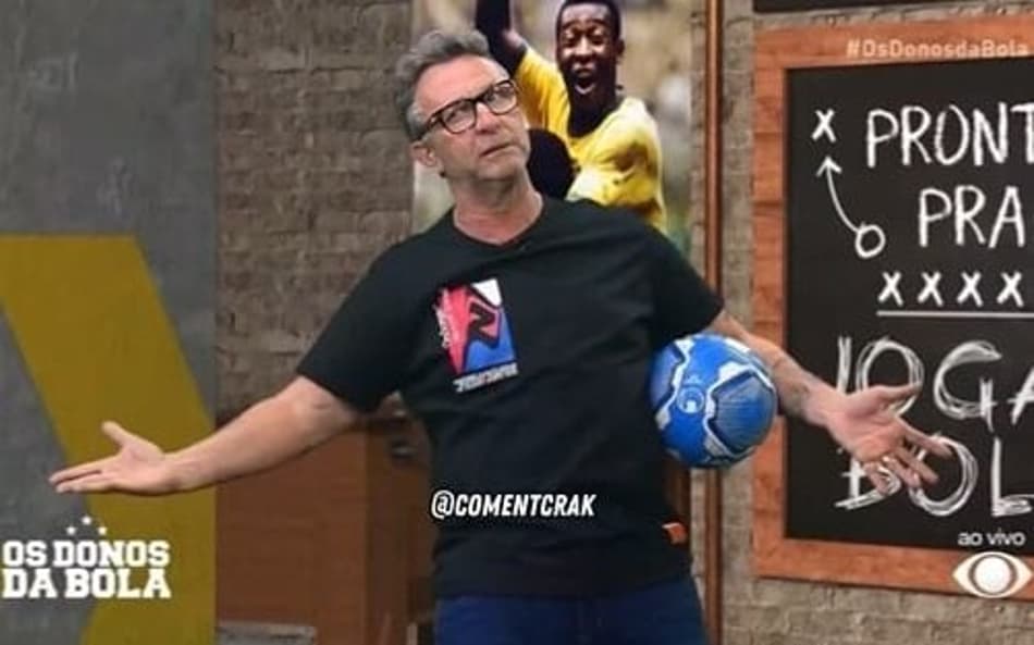 Filho zoa, e Neto manda recado à esposa após mais um gol de Ferreirinha