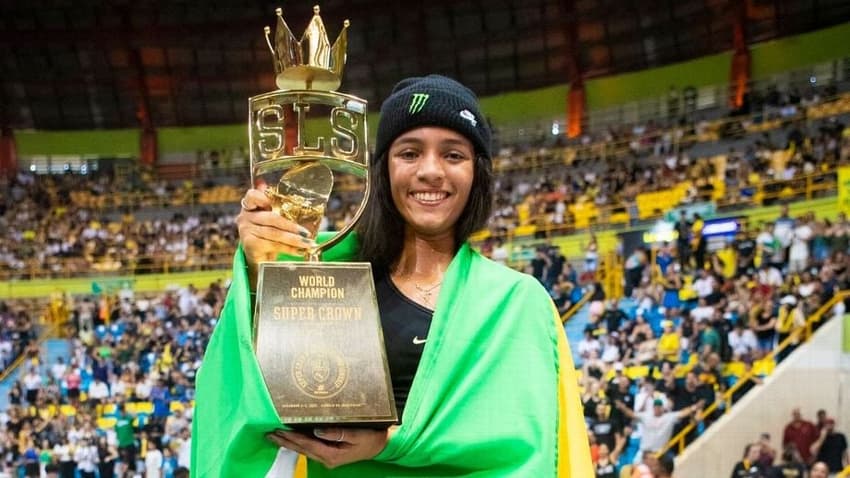 Rayssa Leal foi a primeira tricampeã do SLS
