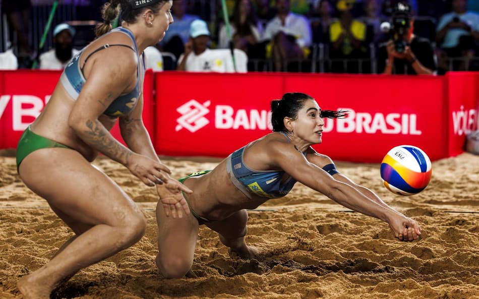 Brasil fica com duas pratas e um bronze no Circuito Mundial de Vôlei de Praia