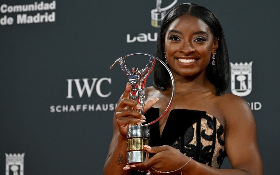 Simone Biles e Mondo Duplantis são grandes vencedores do Laureus 2025