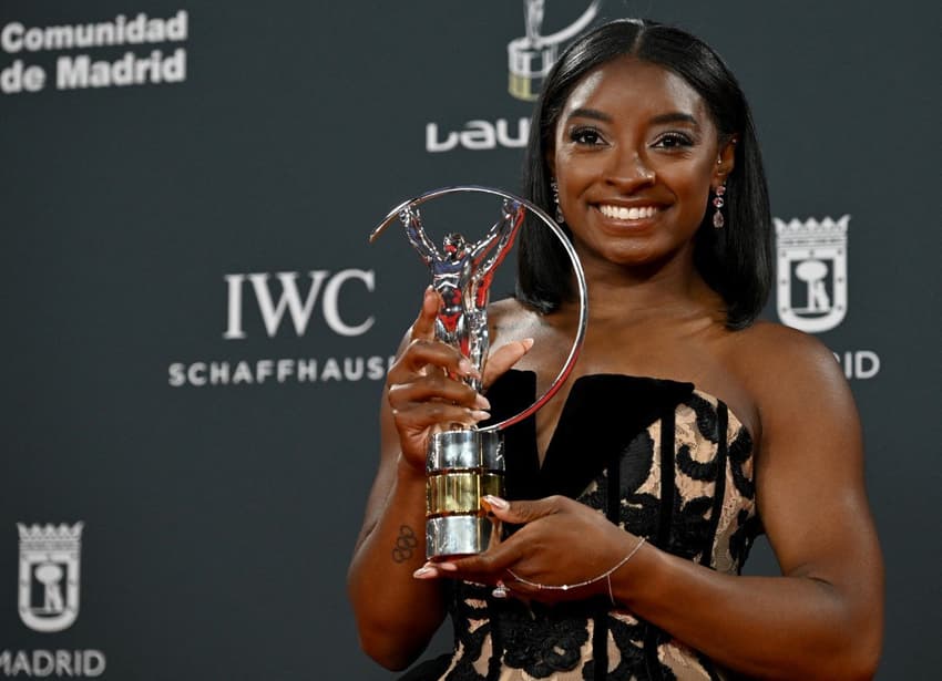 Simone Biles foi eleita Atleta do Ano
