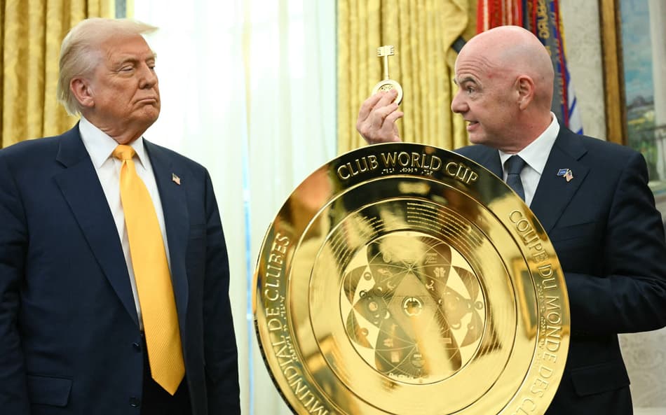 Presidente da Fifa revela para Trump os favoritos ao título do Mundial de Clubes 2025