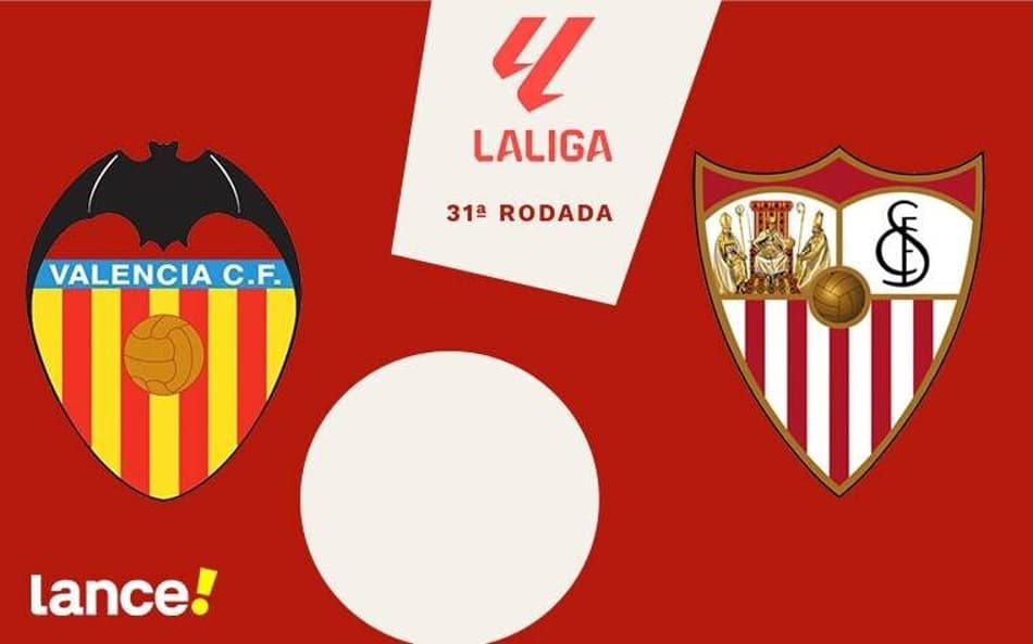 Valencia x Sevilla: onde assistir, horário e escalações do jogo pela La Liga