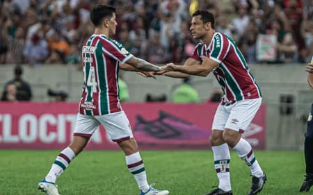 Cano e Fred atuaram juntos pelo Fluminense.