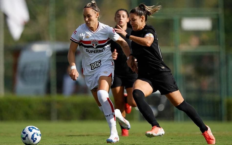 São Paulo abre placar, mas leva empate do Corinthians no Brasileirão Feminino