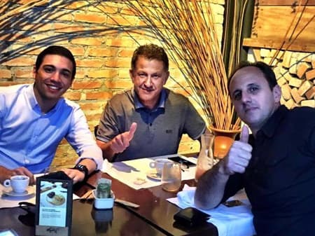 Rogério Ceni - Juan Carlos Osorio (Técnico da Seleção Mexicana), e com o amigo Alexandre Pássaro