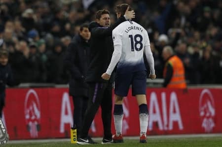 Pochettino e Llorente - Chelsea x Tottenham
