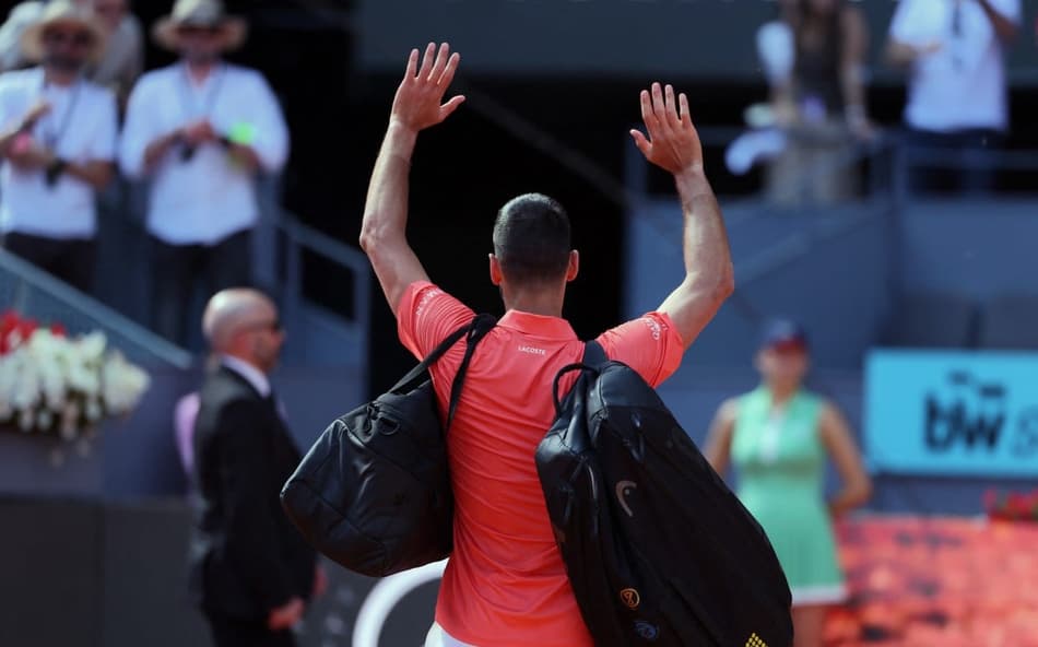 Quais os próximos torneios de Djokovic, após a derrota em Madri?