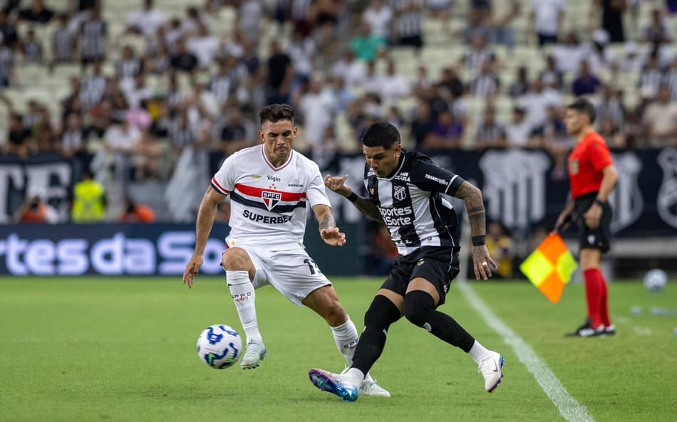 Joia marca, e São Paulo arranca empate contra o Ceará no Brasileirão