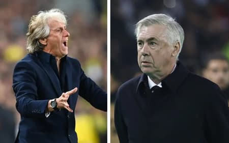 Jorge Jesus e Carlo Ancelotti