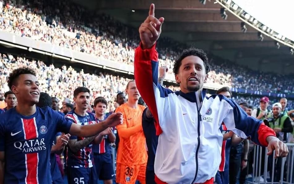 Marquinhos bate recorde no PSG com décimo título conquistado da Ligue 1