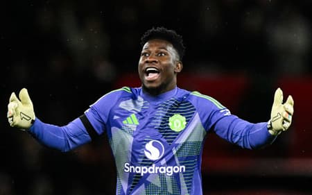 André Onana é jogador do Manchester United desde a temporada 2023/24 (Foto: Oli SCARFF/AFP)