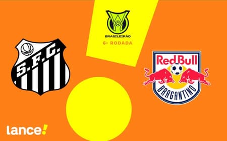 Onde Assistir Santos x Bragantino Brasileirao 2025 6a rodada