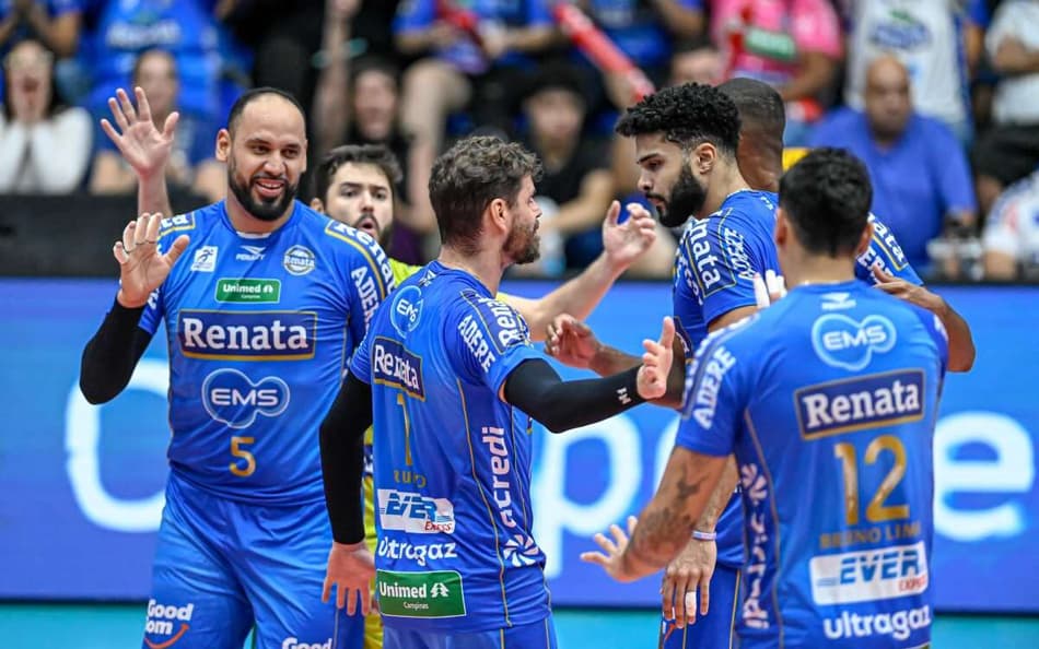 Com set ‘infinito’, Campinas vence Suzano e sai na frente na semi da Superliga Masculina